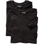 Redfield Doppelpack T-Shirt Homme surdimensionné Noir Wowerat14, 2xl-10xl:8XL