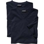 Redfield t-Shirt Bleu foncé Lot de Deux col V Grande Taille, 2xl-8xl:3XL
