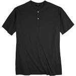 Redfield T-Shirt Noir avec Patte de Boutonnage surdimensionné, 2xl-8xl:5XL