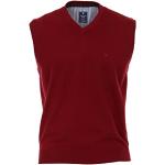 Pulls col V rouges Taille 5 XL look fashion pour homme 
