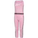 Leggings Reebok roses en polyester pour fille de la boutique en ligne Sport-outlet.fr 