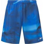Shorts de running Reebok bleus all Over en polyester Taille XS pour homme 