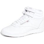 Reebok Freestyle Hi, Sneakers Hautes Mixte adulte, Blanc (White/Silver), 35