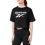 T-shirts Reebok Identity noirs à manches courtes Taille L pour femme 