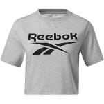 T-shirts Reebok Identity gris en jersey Taille L pour femme 