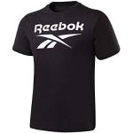 T-shirts col rond Reebok Identity noirs à manches courtes à col rond Taille S pour homme 