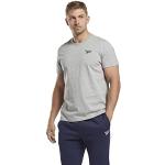 T-shirts Reebok Identity gris en jersey à manches courtes à manches courtes Taille L look fashion pour homme 