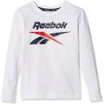 T-shirts à col rond Reebok blancs en coton Taille 7 ans pour fille de la boutique en ligne Amazon.fr avec livraison gratuite Amazon Prime 