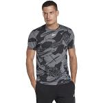 Reebok Wor AOP SS T-Shirt pour Homme, Noir, XL