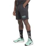 Reebok Workout Ready Woven Graphic Shorts, Night Black, M Homme