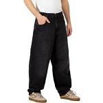 Jeans baggy Reell noirs Taille L W24 look fashion pour homme 