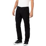 Jeans droits Reell noirs W32 look fashion pour homme 