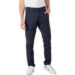 Pantalons chino Reell bleu marine tapered W33 look fashion pour homme 