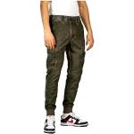Pantalons cargo Reell verts Taille L look fashion pour homme 