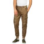 Pantalons cargo Reell jaune sable Taille XL look fashion pour homme 