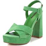 Sandales à talons Refresh vertes Pointure 36 look fashion pour femme 