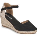 Sandales Refresh noires Pointure 41 avec un talon entre 7 et 9cm pour femme en promo 