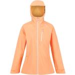 Vestes de randonnée Regatta orange en polyester imperméables respirantes Taille XL pour femme 