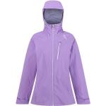 Vestes de randonnée Regatta violettes en polyester imperméables respirantes Taille M pour femme 