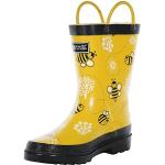 Chaussures de randonnée Regatta jaunes en caoutchouc à talons carrés Pointure 34,5 look casual pour fille 