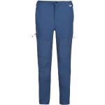 Pantalons de randonnée Regatta bleus coupe-vents look fashion pour homme 
