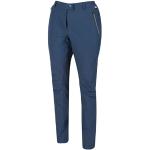 Pantalons techniques Regatta bleus en polyamide stretch Taille XS pour femme 