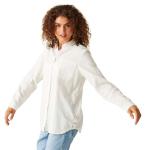 Chemises Regatta blanches en coton à manches longues à manches longues Taille XL look casual pour femme 