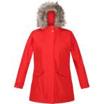 Vestes de pluie Regatta rouges imperméables coupe-vents à capuche pour femme 