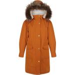 Vestes de pluie d'hiver Regatta orange en fausse fourrure imperméables respirantes Taille L pour femme 