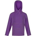 Polaires Regatta violets à rayures en velours à capuche Taille XL pour femme 