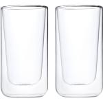 Tasses en verre Blomus blanc crème en verre en lot de 2 320 ml 