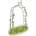 Arches de jardin Relaxdays vertes en métal romantiques 
