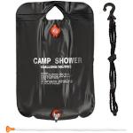 Douches camping Relaxdays noires en promo 