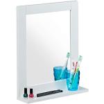 Miroirs muraux Relaxdays blancs en MDF modernes en promo 