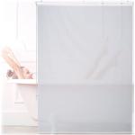 Rideaux de douche Relaxdays blancs à carreaux 120x240 modernes 