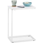 Tables d'appoint Relaxdays blanches en métal modernes 