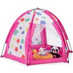 Relaxdays Tente pour Enfants en Forme de coupole, Filles, garçons, HLP 151x160x140 cm, intérieur, extérieur, Multicolore