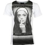 Religion Born Again T-shirt pour homme, Blanc., XXL
