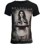 Religion Clothing Room Service T-shirt pour homme, jet black, L