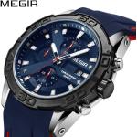 MEGIR mode Sport hommes montre Relogio Masculino marque Silicone armée militaire montres horloge hommes Quartz montre-bracelet heure temps Saat