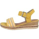 Sandales Remonte jaunes Pointure 40 look fashion pour femme 