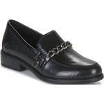 Chaussures casual Remonte noires en cuir avec semelles amovibles Pointure 38 look casual pour femme 