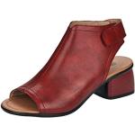 Sandales Remonte rouge bordeaux en cuir en cuir Pointure 40 look fashion pour femme 