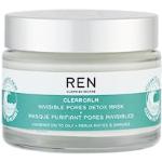 REN Clean Skincare Clearcalm Masque détox pour pores invisibles 50 ml