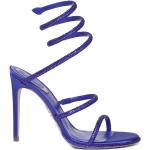 Sandales à talons René Caovilla bleu électrique Pointure 38 look fashion pour femme 