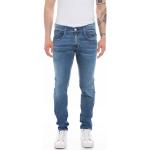 Jeans slim Replay bleus en denim stretch Taille L W36 look fashion pour homme en promo 