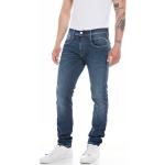 Jeans slim Replay bleues foncé en denim stretch Taille L W30 look fashion pour homme en promo 