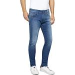 Jeans slim Replay bleus en coton délavés Taille M W38 look fashion pour homme 