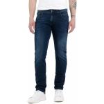 Jeans slim Replay bleues foncé en denim stretch W32 look fashion pour homme en promo 