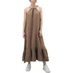 Maxis robes Replay beiges en lin maxi Taille XS look fashion pour femme 